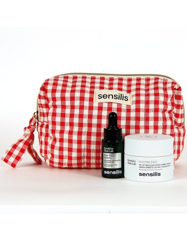 SENSILIS Pack Neceser Peptide [AR] Lifting & Soothing Cream + Prep 4+ [DROPS] Antiaging Exfoliating Serum