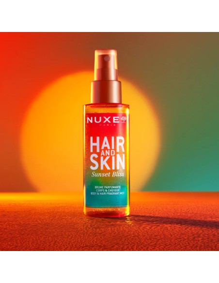 Nuxe sun spray leche corporal y cara protección media spf 20 150 ml
