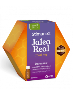SANTÉ VERTE StimuneX Jalea Real Defensas 20 viales bebibles 10 ml