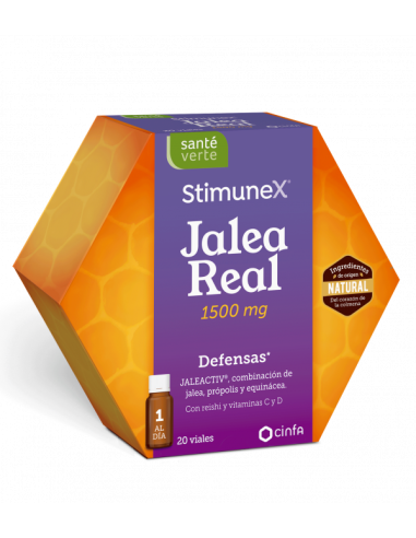 SANTÉ VERTE StimuneX Jalea Real Defensas 20 viales bebibles 10 ml
