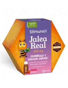 SANTÉ VERTE StimuneX Infantil Jalea Real Desarrollo y Defensas 20 viales bebibles 10 ml