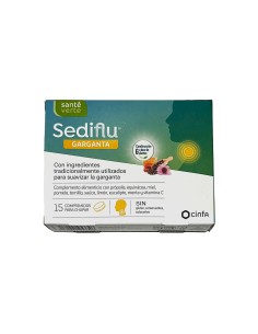 SANTÉ VERTE Sediflu Garganta 15 pastillas para chupar
