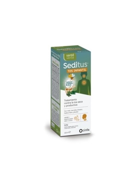 SANTÉ VERTE Seditus Tos Infantil Jarabe 200 ml