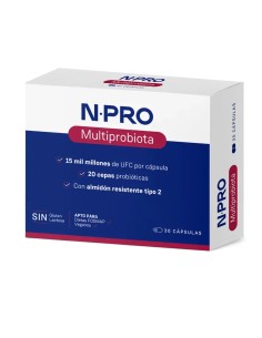 NPRO Multiprobiota 30 cápsulas