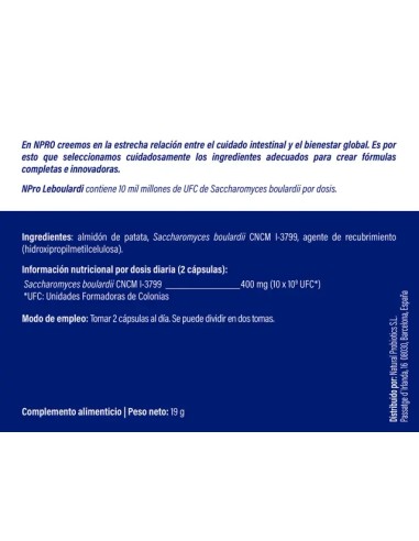 NPRO Leboulardi 30 cápsulas