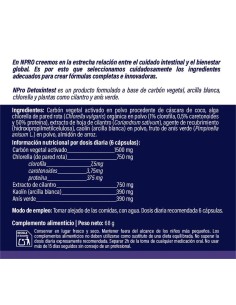 NPRO Detoxintest 90 cápsulas 2