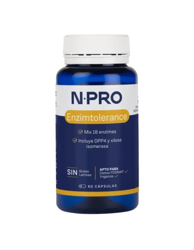 NPRO Enzimtolerance 60 cápsulas