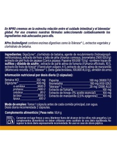 NPRO Enzimdigest 60 cápsulas 2