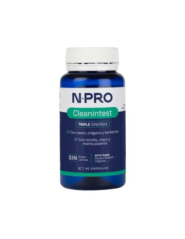 NPRO Cleanintest 60 cápsulas
