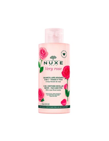 Nuxe very rose eau micelar apaisante 3 en 1 400ml