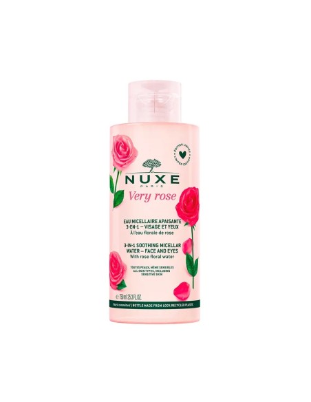 Nuxe very rose eau micelar apaisante 3 en 1 400ml