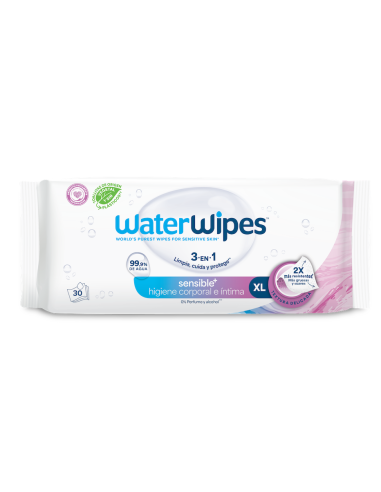 WATER WIPES Toallitas Corporales XL Piel Sensible 30 unidades