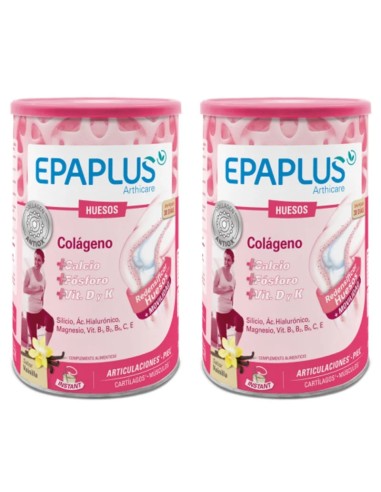 EPAPLUS ARTHICARE Huesos + Colágeno Silicio Sabor Vainilla 334g + 334g