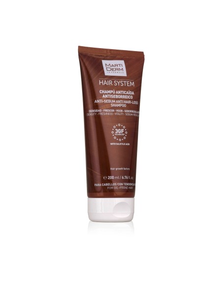 MARTIDERM HAIR SYSTEM Champú Anticaída Antiseborreico 200 ml