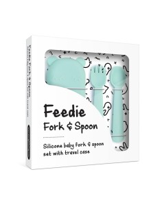 WE MIGHT BE TINY Feedie Tenedor y Cuchara Mint 2