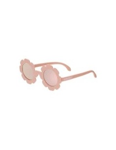 BABIATORS Gafas de Sol Flores Peachy Keen Lentes de Espejo Rosa Oro Polarizadas flexibles 0-2 años 2