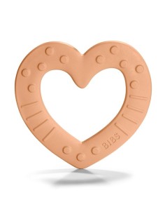 BIBS Baby Bitie mordedor corazón peach