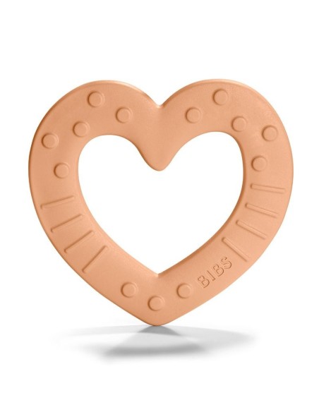 BIBS Baby Bitie mordedor corazón peach