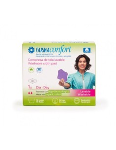FARMACONFORT Compresa de Día con Alas de Tela Lavable