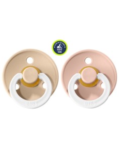 Hevea chupete goma natural 0-3 m color anaranjado y anatómico