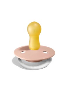 Hevea chupete goma natural 0-3 m color anaranjado y anatómico 2