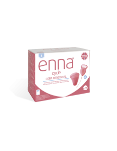ENNA cycle 2 copas menstruales talla L con recipiente