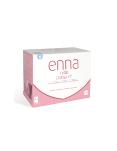 ENNA cycle kit iniciación 2 copas menstruales talla S con aplicador, recipiente y gel lubricante