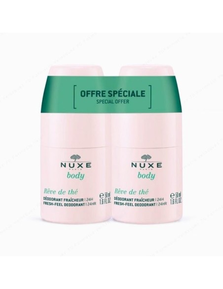 NUXE Rêve de Thé Desodorante Frescor 2 x 50 ml - DUPLO