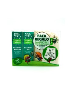 Mm NATURA InsectDHU Roll-On 10 g + InsectDHU Gel 20 g + Capa de Superhéroes