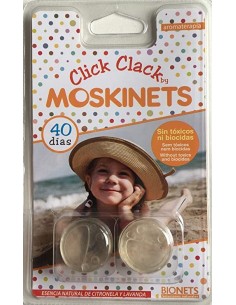 MOSKINETS Click Clack recambio para pulsera 4 pastillas