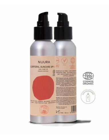 NUURA Protección Solar Mineral Corporal SPF50+ Adultos 125 ml
