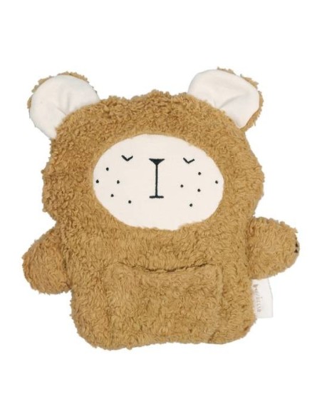 FABELAB osito Fabbie mostaza de algodón orgánico