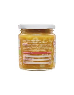 SMILEAT Tarrito Cachitos Estrellitas con Tomate 230 g ECO 2