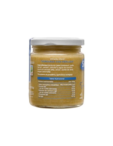 SMILEAT Tarrito Verduras con Merluza 230 g ECO