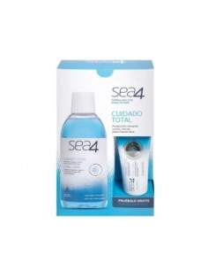 sea4 pack dentifrico cuidado total+colutorio