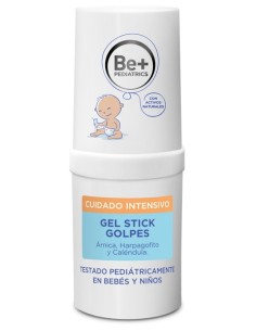 BE+ PEDIATRICS gel stick para golpes de Árnica, Harpagofito y Caléndula 15 ml
