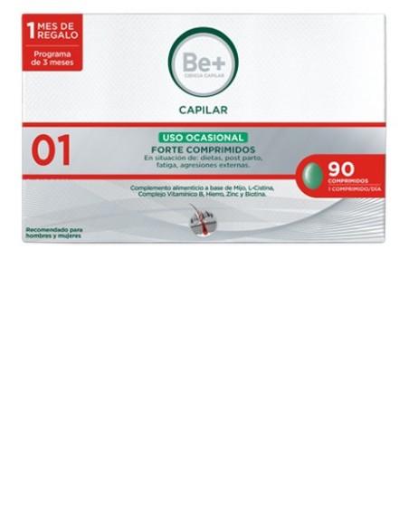 BE+ CAPILAR 01 Forte Uso Ocasional 90 comprimidos