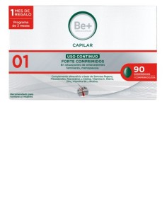 BE+ CAPILAR 01 Forte Uso Contínuo 90 comprimidos