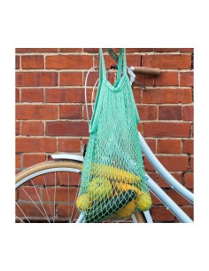 REX LONDON bolsa de malla 100% orgánica estilo francés verde menta 2