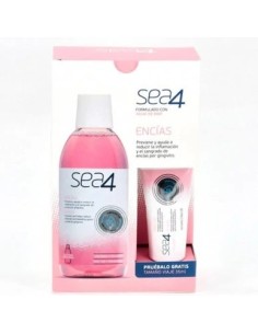 sea4 pack dentifrico cuidado total+colutorio