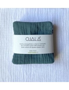 OJALA Liberty Toallitas desmaquillantes ecológicas reutilizables flores mod. 4 2