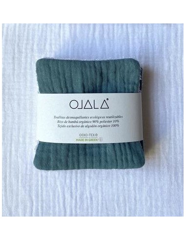 OJALA Liberty Toallitas desmaquillantes ecológicas reutilizables flores mod. 4