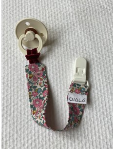 OJALA Liberty Chupetero gasa orgánico rose