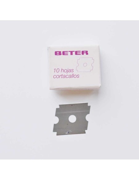 BETER Hoja de recambio para cortacallos 10 unidades