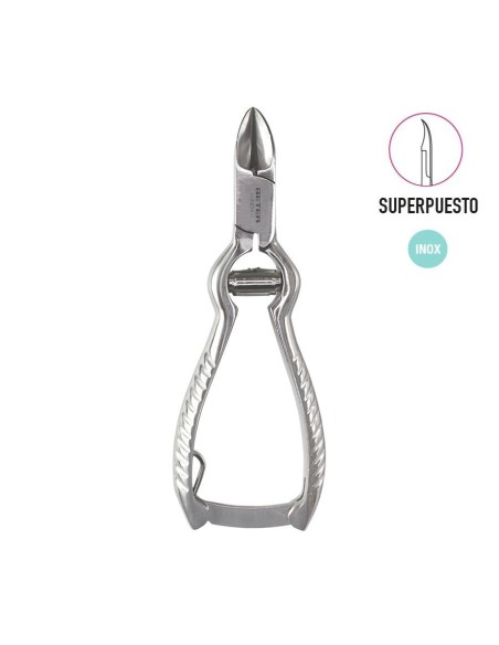 BETER Alicate Pedicura Inoxidable Muelle Gusanillo