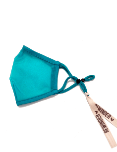 REWINDER LIGHT ANATOMIC Mascarilla higiénica transparente turquesa