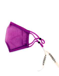 REWINDER LIGHT ANATOMIC Mascarilla higiénica transparente violeta