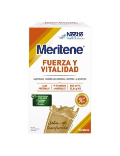 MERITENE Fuerza y Vitalidad Batido Café Descafeinado15 sobres