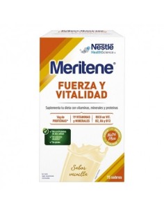 MERITENE Fuerza y Vitalidad Batido Vainilla 15 sobres