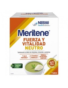MERITENE Fuerza y Vitalidad Neutro 350g 7 sobres x 50g
